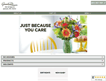 Tablet Screenshot of greenbrookflowers.com